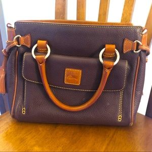 Dooney & Bourke Vintage Front Pocket Leather Satchel